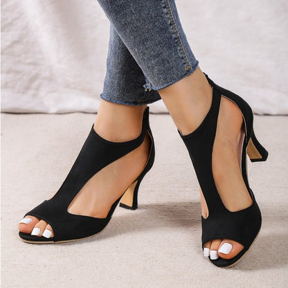 LB | Szpilki peep toe
