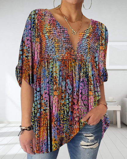 LB | Bluzka z dekoltem w szpic