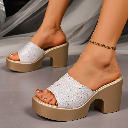 Eleganckie Ortopedyczne Szpilki z Unikalnym Wzorem