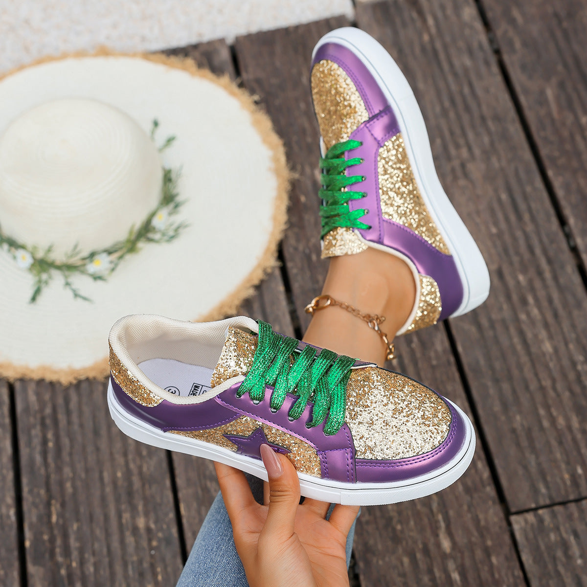 Eleganckie Ortopedyczne Buty z Unikalnym Wzorem