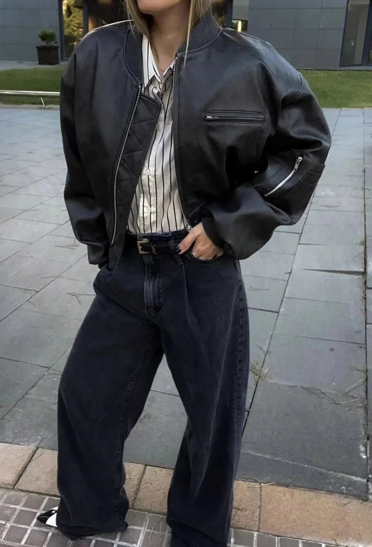 Klasyczny vintage Kurtka