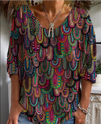 LB | Luźna i stylowa bluzka