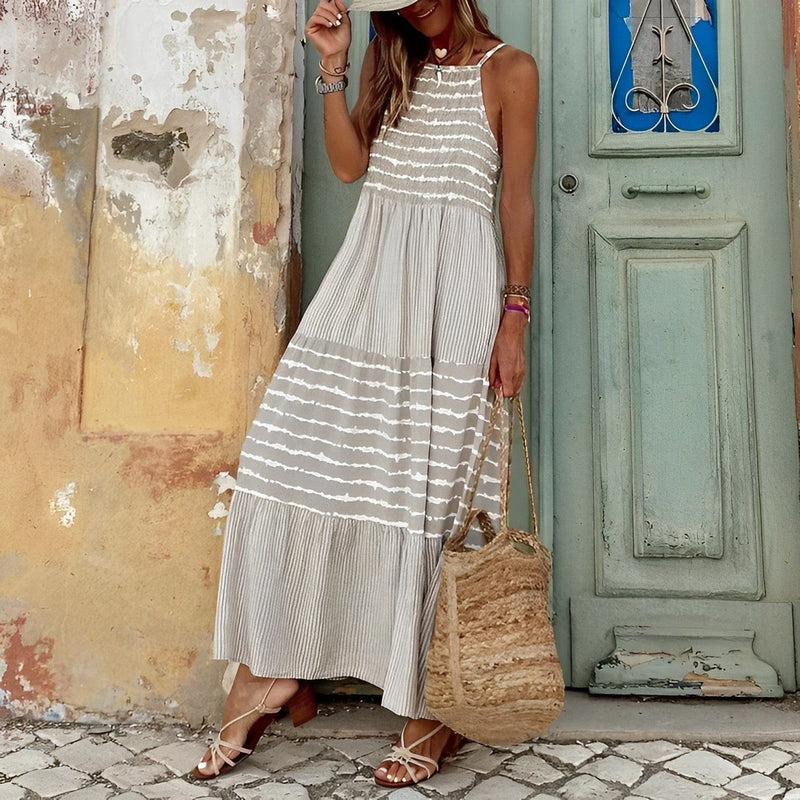 LB | Lavigne - Beżowa sukienka maxi