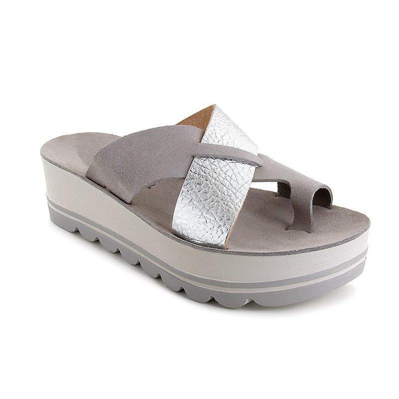 LB | Stylowe sandały na platformie ze skrzyżowanymi paskami